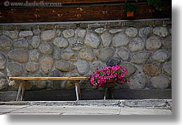 images/Europe/Poland/Zakopane/Flowers/bench-n-pink-flowers.jpg