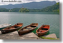 bled, boats, europe, horizontal, lakes, slovenia, uncovered, photograph