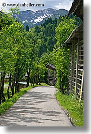 bohinj, europe, mountains, roads, scenics, slovenia, vertical, photograph