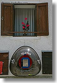 dreznica, europe, pay, phones, slovenia, vertical, windows, photograph