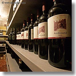bottles, europe, ferdinand, hisa franko, red wine, slovenia, square format, wines, photograph