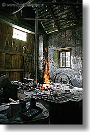blacksmith, europe, fire, krupa, slovenia, vertical, photograph