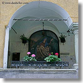 images/Europe/Slovenia/Krupa/flowers-n-jesus-painting.jpg