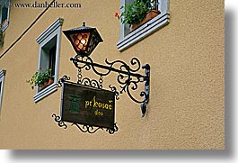 europe, hangings, horizontal, krupa, lamps, slovenia, streets, photograph