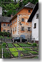 europe, gardens, houses, krupa, old, slovenia, vegetables, vertical, photograph
