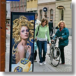 images/Europe/Slovenia/Ljubljana/People/women-bike-n-poster-ad.jpg