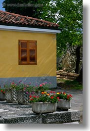 europe, flowers, houses, miscellaneous, slovenia, vertical, photograph