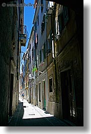 alleys, europe, narrow, narrow streets, pirano, slovenia, vertical, photograph