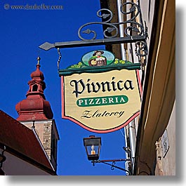 images/Europe/Slovenia/Ptuj/bell_tower-n-pivnica-pizzeria-sign.jpg
