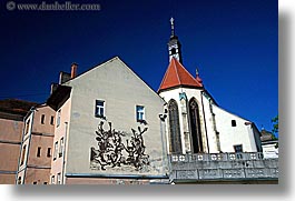 churches, europe, horizontal, murals, ptuj, slovenia, photograph