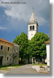 bell towers, churches, europe, scenics, slovenia, vertical, photograph