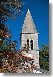 bell towers, churches, europe, scenics, slovenia, vertical, photograph