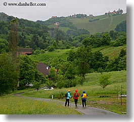 days, europe, hikers, horizontal, rainy, slovenia, styria, photograph