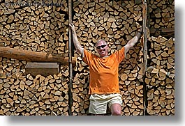 europe, firewood, groups, horizontal, men, richard, richard bell, slovenia, photograph