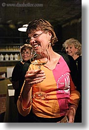 christie, christy, europe, groups, laughing, slovenia, stuart, vertical, wine glass, wines, womens, photograph