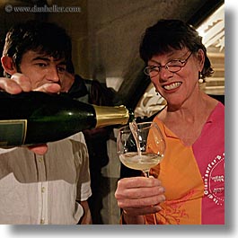 christie, christy, europe, groups, pouring, slovenia, square format, stuart, valter, wine glass, wines, womens, photograph