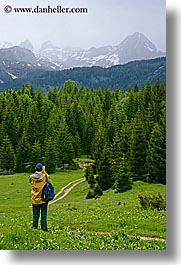 christie, europe, groups, hikers, hiking, mountains, photographers, photographing, scenics, slovenia, snowcaps, stuart, vertical, photograph