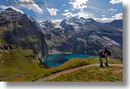 images/Europe/Switzerland/Kandersteg/LakeOeschinensee/lake-oeschinensee-hikers-09.jpg