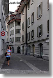 images/Europe/Switzerland/Lucerne/People/colorful-woman-n-monochrome-street.jpg
