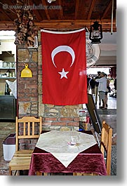 images/Europe/Turkey/Fethiye/turkish-flag-n-dining-table.jpg