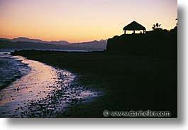 beaches, horizontal, latin america, mexico, punta chivato, sunsets, photograph