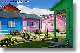 colorful, el chalten, homes, horizontal, latin america, patagonia, photograph