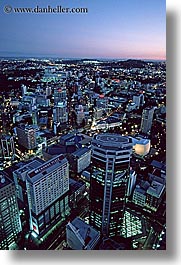 auckland, cityscapes, new zealand, nite, vertical, photograph