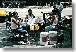 america, chicago, girls, horizontal, illinois, music, north america, people, playing, sisters, united states, violins, photograph